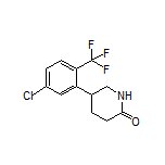 5-[5-Chloro-2-(trifluoromethyl)phenyl]-2-piperidone