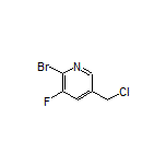 2-Bromo-5-(chloromethyl)-3-fluoropyridine