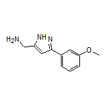 [3-(3-Methoxyphenyl)-5-pyrazolyl]methanamine