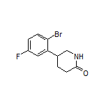 5-(2-Bromo-5-fluorophenyl)-2-piperidone