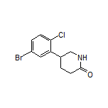 5-(5-Bromo-2-chlorophenyl)-2-piperidone