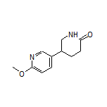 5-(6-Methoxy-3-pyridyl)-2-piperidone