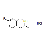 7-Fluoro-3-methyl-1,2,3,4-tetrahydroisoquinoline Hydrochloride