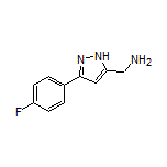 [3-(4-Fluorophenyl)-5-pyrazolyl]methanamine