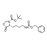 (R)-4-[4-(Cbz-amino)butyl]-3-Boc-5-oxooxazolidine