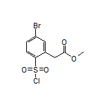 Methyl 2-[5-Bromo-2-(chlorosulfonyl)phenyl]acetate