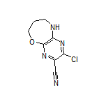 2-Chloro-6,7,8,9-tetrahydropyrazino[2,3-b][1,4]oxazepine-3-carbonitrile