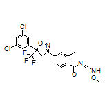 4-[5-(3,5-Dichlorophenyl)-5-(trifluoromethyl)-4,5-dihydroisoxazol-3-yl]-N-[(methoxyamino)methylene]-2-methylbenzamide