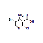 4-Amino-5-bromo-2-chloronicotinic Acid