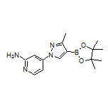 1-(2-Amino-4-pyridyl)-3-methyl-1H-pyrazole-4-boronic Acid Pinacol Ester