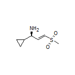 (R,E)-1-Cyclopropyl-3-(methylsulfonyl)-2-propen-1-amine