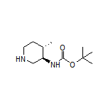 (3R,4S)-N-Boc-4-methylpiperidin-3-amine