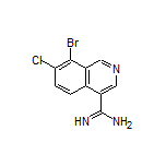 8-Bromo-7-chloroisoquinoline-4-carboximidamide