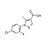 1-(4-Chloro-2-fluorophenyl)-5-methyl-1H-pyrazole-4-carboxylic Acid