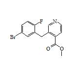 Methyl 3-(5-Bromo-2-fluorobenzyl)isonicotinate