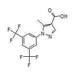 1-[3,5-Bis(trifluoromethyl)phenyl]-5-methyl-1H-pyrazole-4-carboxylic Acid