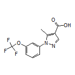 5-Methyl-1-[3-(trifluoromethoxy)phenyl]-1H-pyrazole-4-carboxylic Acid