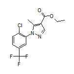Ethyl 1-[2-Chloro-5-(trifluoromethyl)phenyl]-5-methyl-1H-pyrazole-4-carboxylate