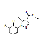 Ethyl 1-(2-Chloro-3-fluorophenyl)-5-methyl-1H-pyrazole-4-carboxylate
