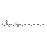 2-(Dodecyldisulfanyl)ethyl Acrylate