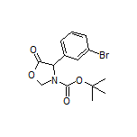 3-Boc-4-(3-bromophenyl)-5-oxooxazolidine