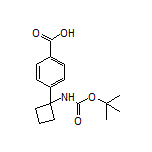 4-[1-(Boc-amino)cyclobutyl]benzoic Acid