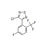 3-Chloro-4-[5-fluoro-2-(trifluoromethyl)phenyl]-1,2,5-thiadiazole