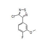 3-Chloro-4-(4-fluoro-3-methoxyphenyl)-1,2,5-thiadiazole