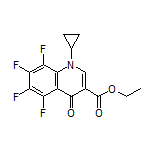 Ethyl 1-Cyclopropyl-5,6,7,8-tetrafluoro-4-oxo-1,4-dihydroquinoline-3-carboxylate