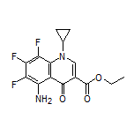 Ethyl 5-Amino-1-cyclopropyl-6,7,8-trifluoro-4-oxo-1,4-dihydroquinoline-3-carboxylate