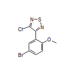 3-(5-Bromo-2-methoxyphenyl)-4-chloro-1,2,5-thiadiazole
