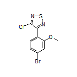 3-(4-Bromo-2-methoxyphenyl)-4-chloro-1,2,5-thiadiazole