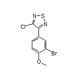 3-(3-Bromo-4-methoxyphenyl)-4-chloro-1,2,5-thiadiazole