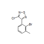 3-(2-Bromo-3-methylphenyl)-4-chloro-1,2,5-thiadiazole