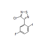 3-Chloro-4-(5-fluoro-2-iodophenyl)-1,2,5-thiadiazole