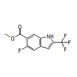 Methyl 5-Fluoro-2-(trifluoromethyl)indole-6-carboxylate