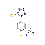 3-Chloro-4-[4-fluoro-3-(trifluoromethyl)phenyl]-1,2,5-thiadiazole