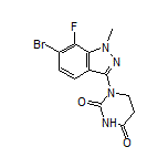 1-(6-Bromo-7-fluoro-1-methyl-3-indazolyl)dihydropyrimidine-2,4(1H,3H)-dione