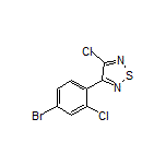 3-(4-Bromo-2-chlorophenyl)-4-chloro-1,2,5-thiadiazole