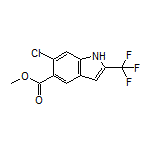 Methyl 6-Chloro-2-(trifluoromethyl)indole-5-carboxylate