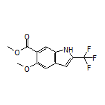 Methyl 5-Methoxy-2-(trifluoromethyl)indole-6-carboxylate