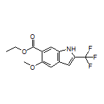 Ethyl 5-Methoxy-2-(trifluoromethyl)indole-6-carboxylate