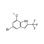 5-Bromo-7-methoxy-2-(trifluoromethyl)indole