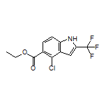 Ethyl 4-Chloro-2-(trifluoromethyl)indole-5-carboxylate