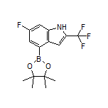 6-Fluoro-2-(trifluoromethyl)indole-4-boronic Acid Pinacol Ester