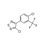 3-Chloro-4-[4-chloro-3-(trifluoromethyl)phenyl]-1,2,5-thiadiazole