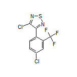 3-Chloro-4-[4-chloro-2-(trifluoromethyl)phenyl]-1,2,5-thiadiazole