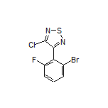 3-(2-Bromo-6-fluorophenyl)-4-chloro-1,2,5-thiadiazole
