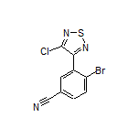 4-Bromo-3-(4-chloro-1,2,5-thiadiazol-3-yl)benzonitrile