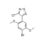 3-(4-Bromo-2,5-dimethoxyphenyl)-4-chloro-1,2,5-thiadiazole